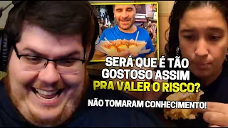 CASIMIRO REAGE: PROVANDO A COMIDA MAIS PERIGOSA DO MUNDO | Cortes do Casimito