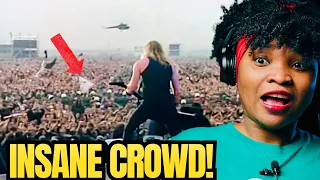 1.6 MILLION PEOPLE?! First time hearing METALLICA  Enter Sandman Live MOSCOW 1991 Reaction