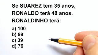 Essa é fácil, mas muitos erram😱 RACIOCÍNIO LÓGICO‼️