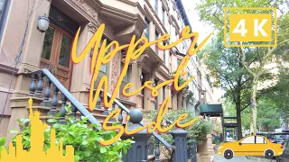[4K] NYC Walking Tours | Morning Walk in the Upper West Side (W 73&74 St) Brownstone lined streets😍