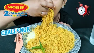 2 Minutes Maggi Challenge | Big Bites | #eating #asmr #eatingshow #eatingasmr #asmreating #bigbites