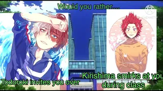 Mha Would You Rather? (Boy Edition)