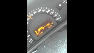 Mercedes C180 0-160 km/h