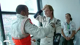 MY FIRST EVER F1 PODIUM | NICO ROSBERG | UNCUT