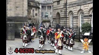4-SCOTS P&D "The Highlanders" visit Edinburgh 2018 [4K/UHD]