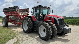 The First day with a Brand New Massey Ferguson 8s305