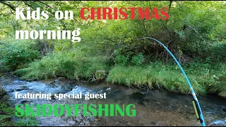 Tenkara Fly Fishing | Kids on Christmas Morning | Featuring SkiddyFishing