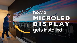 How a MicroLED Gets Installed: An Overview of This Ultra-Wide 32:9 Video Wall!
