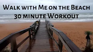 30 Minute Workout: Walk with me on the Beach (Virtual Scenery for Treadmill/Exercise Machine)