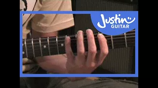 Jazz Blues with Walking Bass (Guitar Lesson) How to play