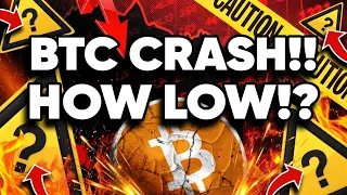 How Low Will BITCOIN GO!? We WARNED of This Crash!!