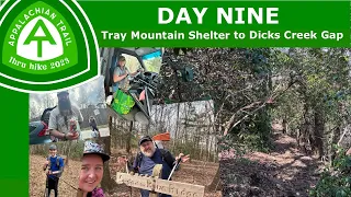 Tray Mountain to Dicks Gap Appalachian Trail Thru Hike Day 9