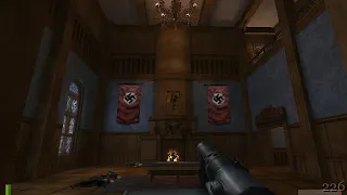 Return to castle Wolfenstein mission:chateau,level 22 with a  full secret areas and treasure.