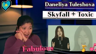 Daneliya Tuleshova - Skyfall+Toxic (Mash-up) REACTION  #cover #Toxic #Skyfall  #DaneliyaTuleshova