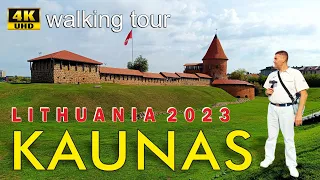 Kaunas - Lithuania - Small walk in 4K