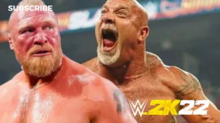 FULL MATCH - GOLDBERG VS BROCK LESNAR: SURVIVOR SERIES #wwe #wwe2k22