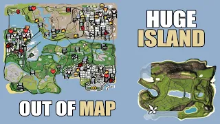 HUGE ISLAND in GTA San Andreas Beyond the Map Boundaries