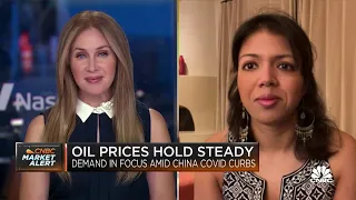 China is a wildcard that can keep downward pressure on oil prices, says Energy Aspects' Amrita Sen