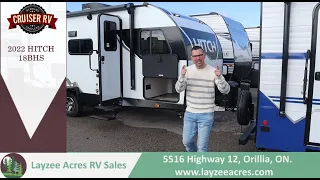 2022 Cruiser RV Hitch 18BHS - Layzee Acres RV Sales