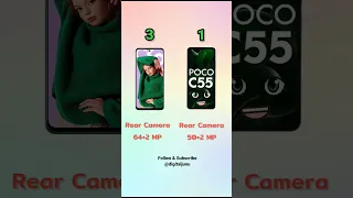 Realme C55 vs Poco C55 #shorts #mobile #viral