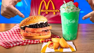 REPEAT FORGOTTEN DISHES FROM McDonald's / OREO BURGER / MINI PIZZA WITH CHEESE / MELON MILKSHAKE