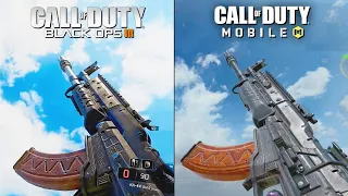 Call of Duty Mobile vs Call of Duty Games Weapon Sound & Animation Comparison