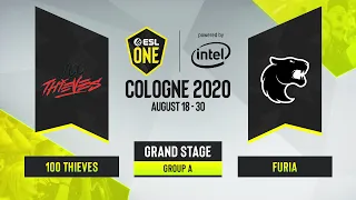 CS:GO - 100 Thieves vs. FURIA [Inferno] Map 1 - ESL One Cologne 2020 - Group A - NA