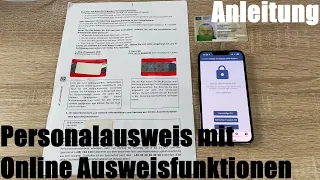 Personalausweis mit Online Ausweisfunktionen freischalten, einrichten, auslesen & benutzen Anleitung