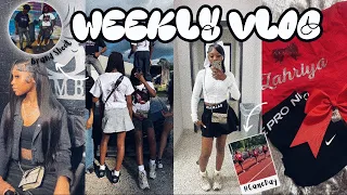 WEEKLY VLOG ✰ last highschool days as a content creator || spirt week, brand shoot, game day, etc