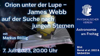 Orion unter der Lupe – James Webb auf der Suche nach jungen Sternen