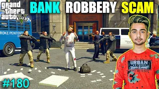 BIGGEST SCAM IN BANK ROBBERY | MICHAEL ATTACK ON LOST GANG | GTA V GAMEPLAY #180