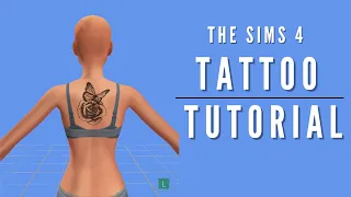 the sims 4 I tattoo tutorial (2023)