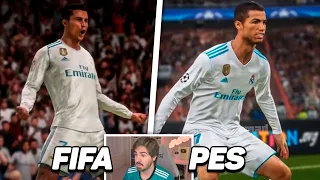 CR7 SIIIII COMEMORAÇÃO - FIFA VS PES DE 2015 A 2022 - QUAL É MELHOR?