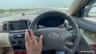 Corolla 1.8 2006 vs Corolla Grande 1.8 2016 model Race | Motorway 🛣 race ka koi irada nhi tha 😂