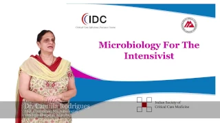 Microbiology for the Intensivist - Dr  Camilla Rodrigues - Critical Care Infectious Disease Course