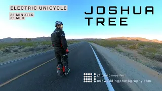 Electric Unicycle Ride Through Joshua Tree National Park in the Spring (NO MUSIC)