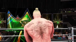 WWE 2K20 Brock Lesnar Vs Roman Reigns Crown Jewel 2021 WWE Universal championship Match
