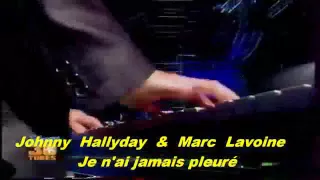 Johnny Hallyday et Marc lavoine