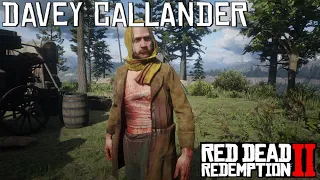 How Davey Callander Looked Like | RDR 2