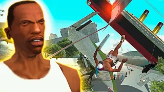 GTA San Andreas Chaos Mod #15 - o JOGO EXPLODIU 2 VEZES