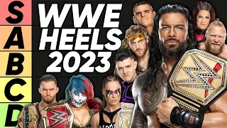 TIER LIST: WWE Heels 2023