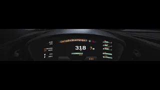 McLaren P1 Acceleration 0 - 407 Kph