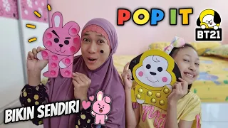 Bikin Pop It BT21 ♥ Aqilla's Diary