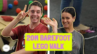 20M BAREFOOT LEGO WALK | Preschool & Primary | KidzlifeTV