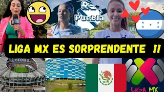 HONDUREÑA ALUCINA JUGAR EN MEXICO ! ENAMORADA DE LA LIGA MX FEMENIL ! NO LO PUEDE CREER |REACIONANDO