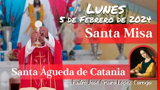 ✅ MISA DE HOY lunes 5 de Febrero 2024 - Padre Arturo Cornejo