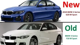 New 2019 BMW 3 Series G20 Vs. Old 2017 BMW 3 Series F30