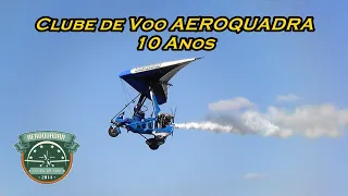 Clube de Voo AEROQUADRA SIVQ 10 Anos - Trike Adventure PU-TDW, PU-TEL e PU-TGI - 18/05/2024