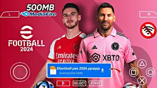 eFootball 2024 PPSSPP Download ISO Android 