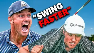 Bryson DeChambeau Teaches Me to Swing Faster!